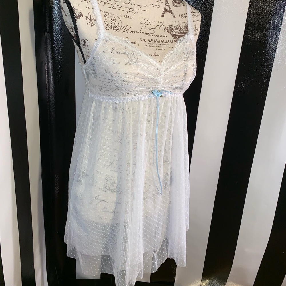 Hanky Panky White Polka Dot Teddy